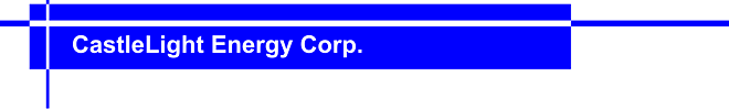 CastleLight Energy Corp.